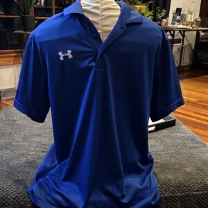 Under Armour Men's Vibrant Blue Polo